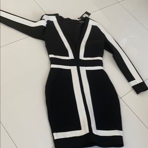 Black and white dress